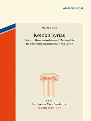 cover image of Koinon Syrias